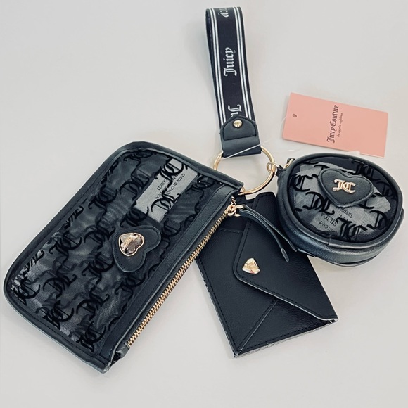 Juicy Couture Black Gelato On The Beach 3
Pouches & Wristlet Strap NWT - Picture 8 of 13